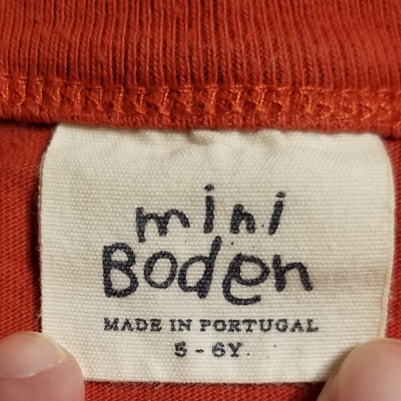 2010 vguc Mini Boden boy 5-6 years long sleeve car tee - Picture 5 of 7